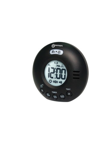 Réveil voyageur noir